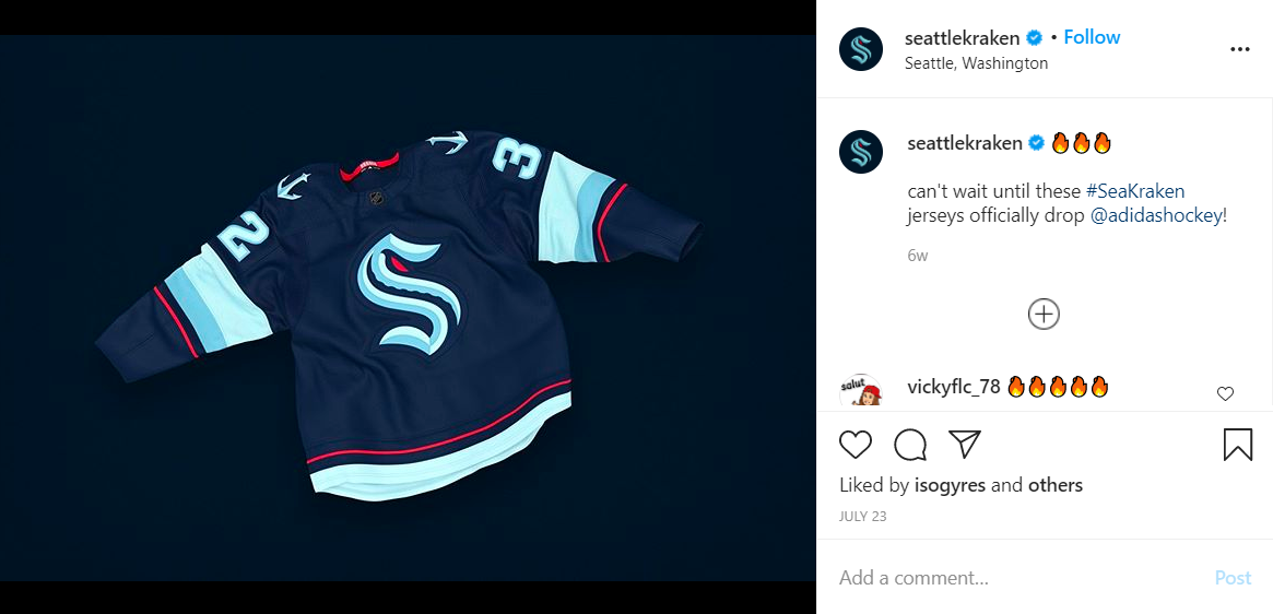 buy kraken jersey