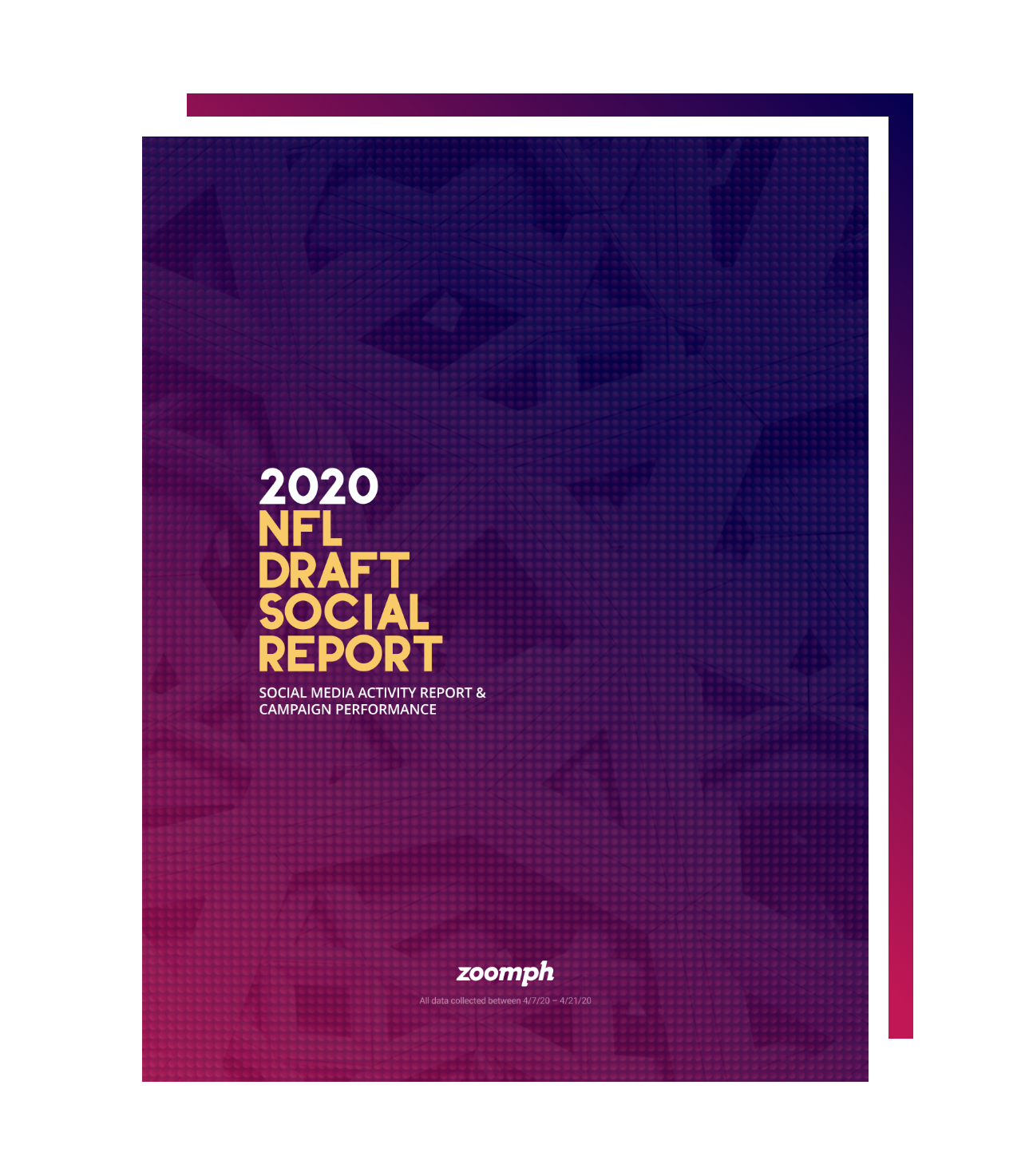 2020 NFL Draft Social Report Zoomph
