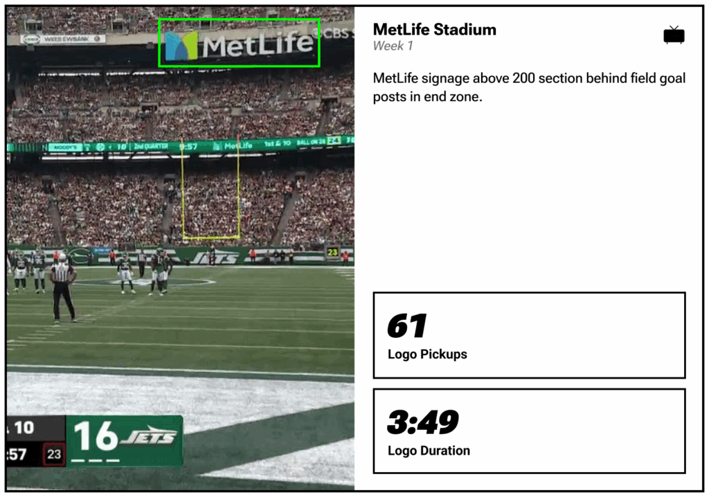 MetLife - MetLife Stadium Sign Above End Zone