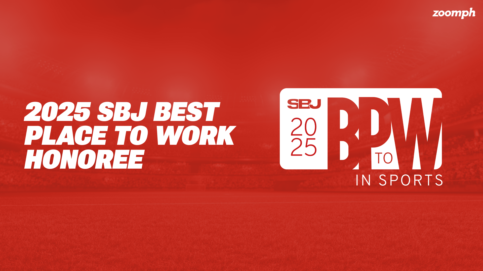 Zoomph Earns Third Consecutive Best Place to Work in Sports Honor from Sports Business Journal