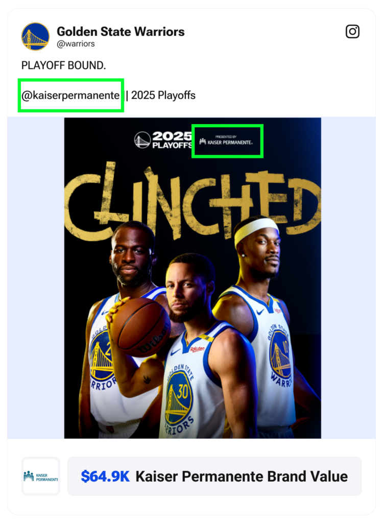 Kaiser Permanente × Golden State Warriors