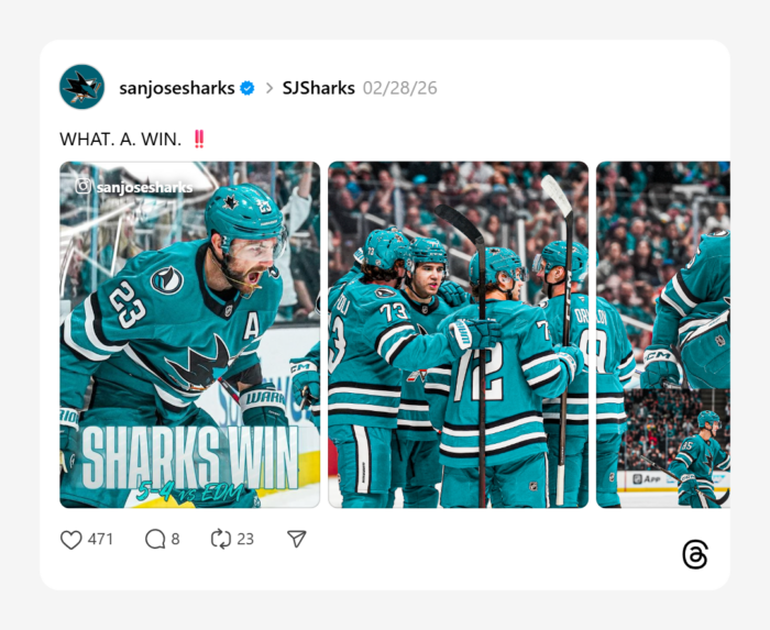 Threads Sponsorship Measurement for Sports Brands