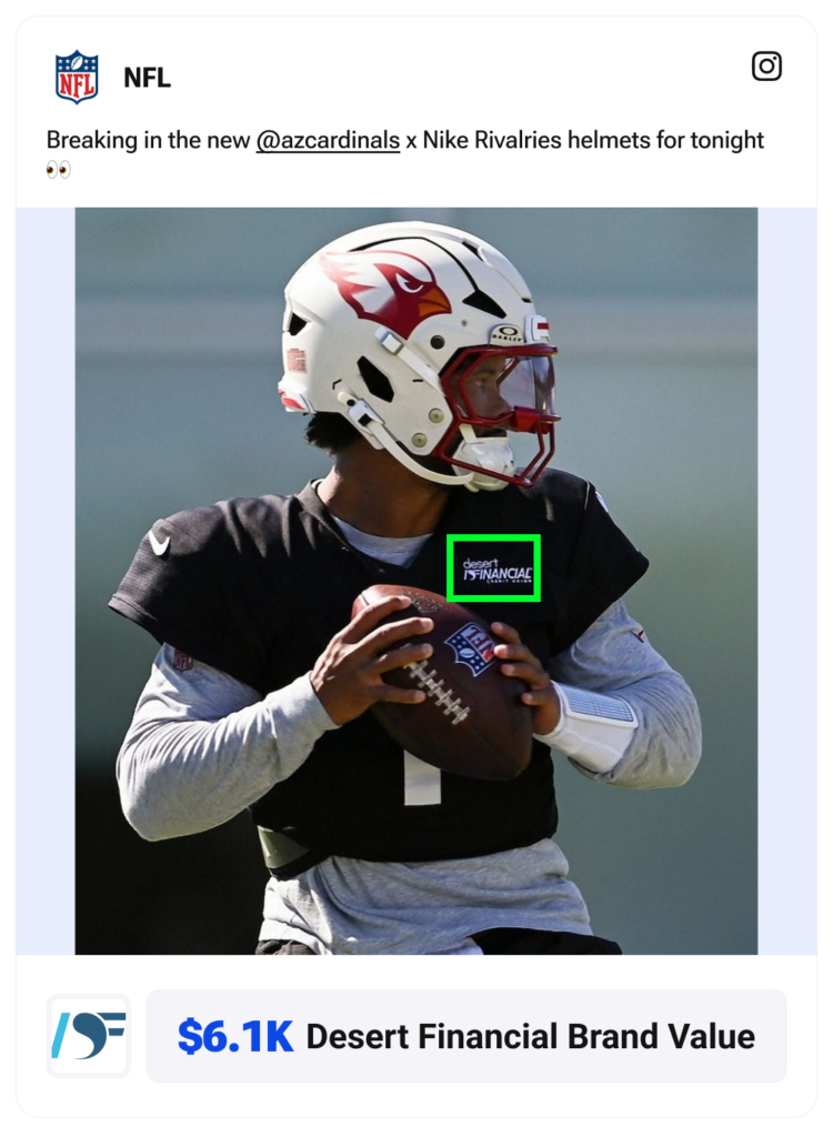 credit union sports sponsorship desert financial arizona cardinals practice jersey