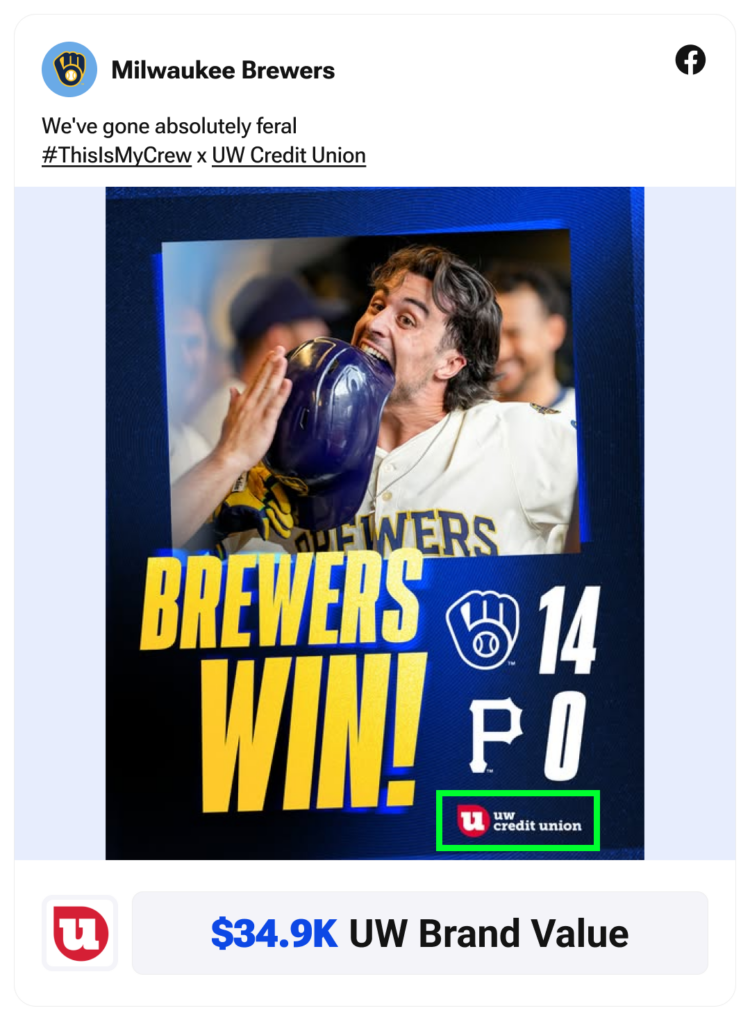 Zoomph Credit Union Sports Sponsorship Study UW Credit Union Example